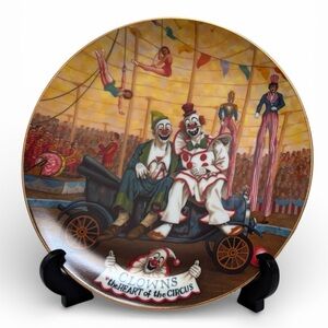 The Greatest Show on Earth "Clowns" The Heart of the Circus Collector Plate
